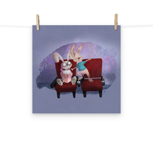 Bunnies at the movies
